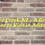 Cave Creek AZ – A Great Place to Visit in Arizona