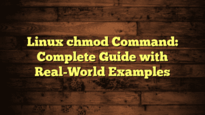 Linux chmod Command: Complete Guide with Real-World Examples