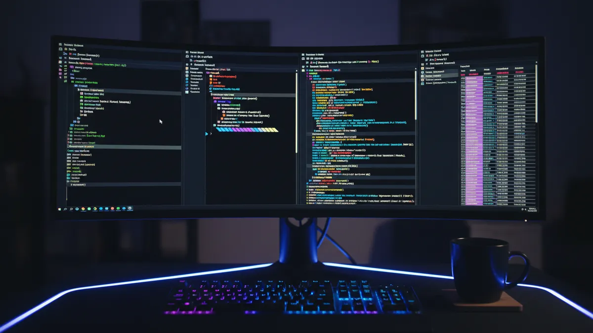 › best-linux-shell-2026 Four Linux terminal windows side-by-side comparing Bash, Zsh, Fish, and Nushell shells in 2026