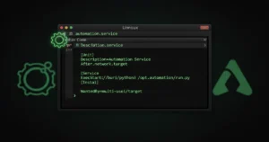 How to create a systemd service in Linux - terminal showing unit file configuration