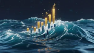 Elliott Wave Theory impulse and corrective wave patterns applied to crypto trading chart