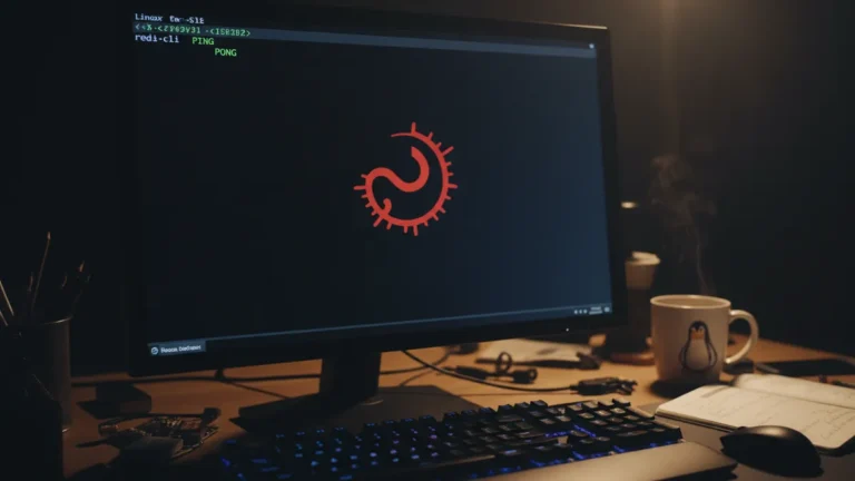 › how-to-install-redis-on-linux Linux terminal showing redis-cli returning PONG after a successful Redis installation on a server
