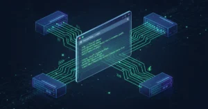 Linux terminal showing SCP command transferring files securely between servers