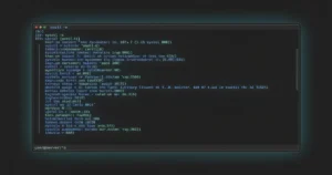 Linux terminal showing sysctl command output with kernel parameters for system tuning