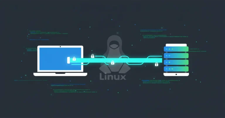 › ssh-tunneling-in-linux SSH tunneling in Linux diagram showing local remote and dynamic port forwarding through encrypted connection