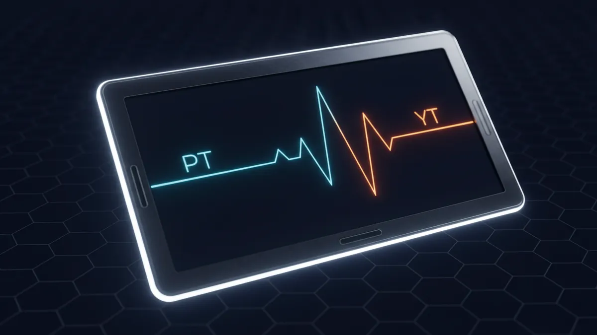 what-is-pendle-finance › what-is-pendle-finance Pendle Finance yield tokenization concept showing fixed PT yield and variable YT yield curves split across a trading terminal display