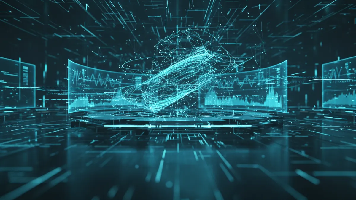 › what-is-sei-network-crypto Sei Network crypto Layer 1 blockchain visualized as a high-speed digital financial exchange with streams of order book transactions